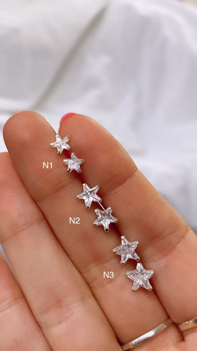 Aro estrellita cubic (4 - 5 - 6 - 7- 8 mm)