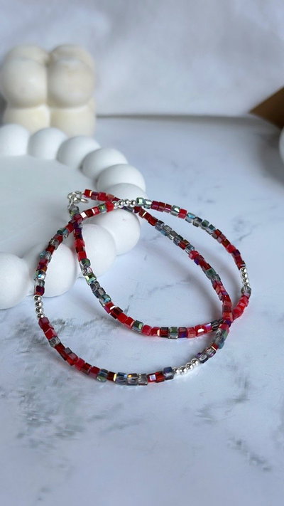 Chocker cristales cubitos RED