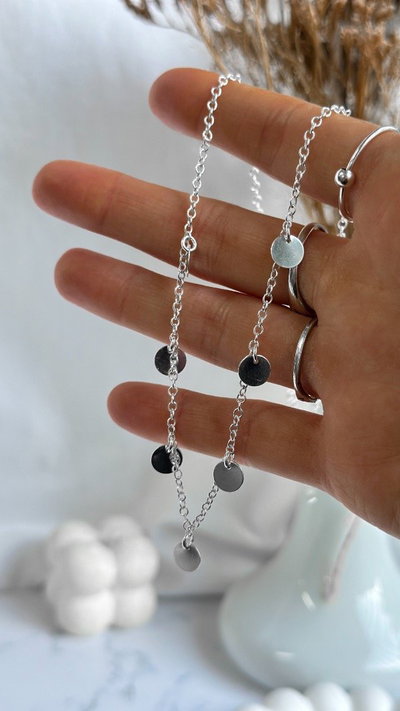 Cadena c/moneditas x40