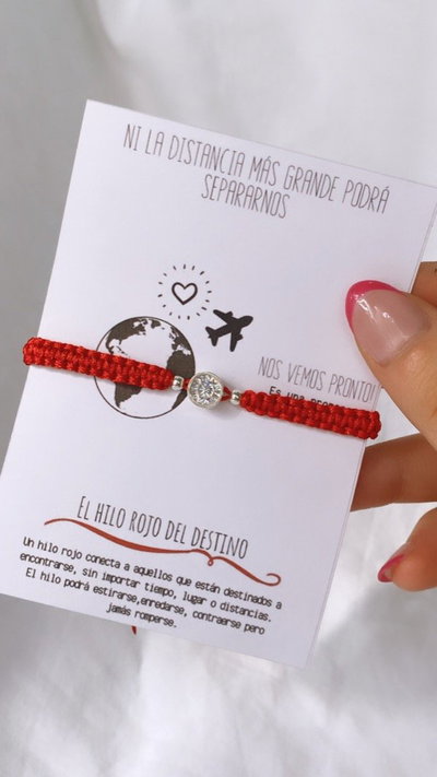 Pulsera hilo rojo c/susano cubic SALE