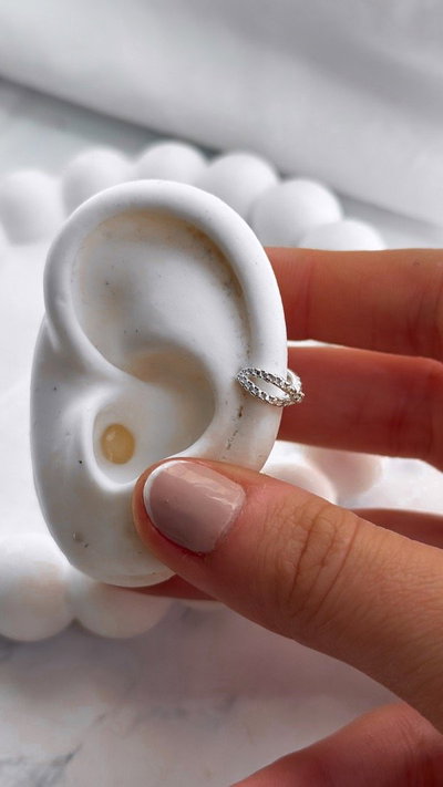 Cuff en V puntitos (unidad)