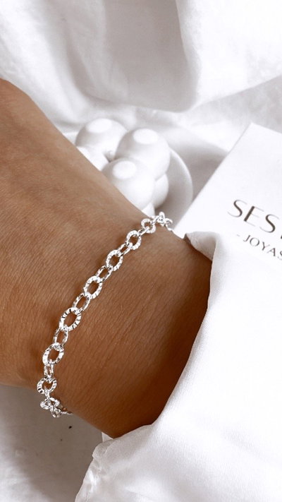 Pulsera ovales c/brillo mini x18