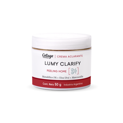 Crema Aclarante LUMY CLARIFY  Ác.Mandélico 5%, Uva Ursi y Manzanilla (50gr)