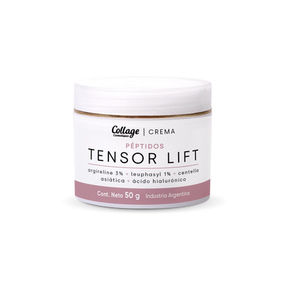 TENSOR LIFT  Argireline 3%, Leuphasil 1%, Ac.Hilaurónico y Centella Asiática (50gr)