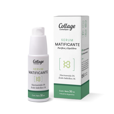 Serum  MATIFICANTE Seborregulador   Niacinamida 5% & Salicílico 1% (30ml)