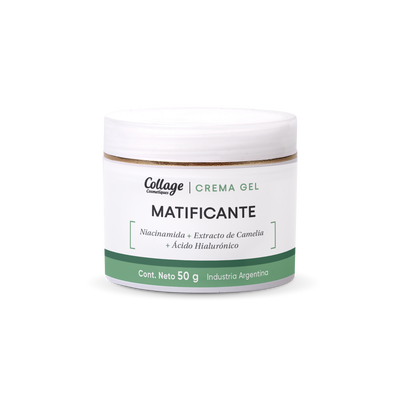 Crema Gel MATIFICANTE   Niacinamida 2%, Extracto de Camelia y Ac.Hialurónico (50Gr)
