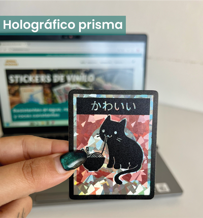 Gatito ramen - Holográfico prisma