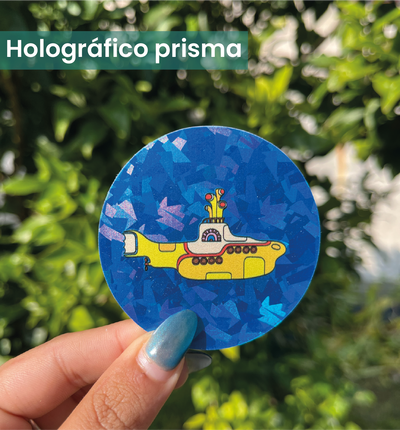 Submarino amarillo - Holográfico prisma