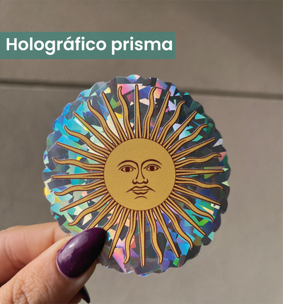 Sol de Mayo - Holográfico prisma