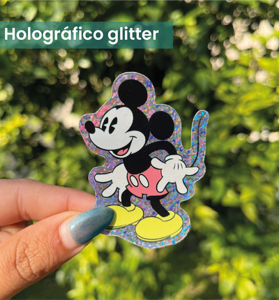 Mickey - Holográfico glitter