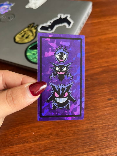 Gengar evolución - Holografico prisma