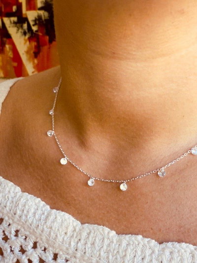 Collar Aura Swa Choker en Plata 925 con Cristales Austríacos