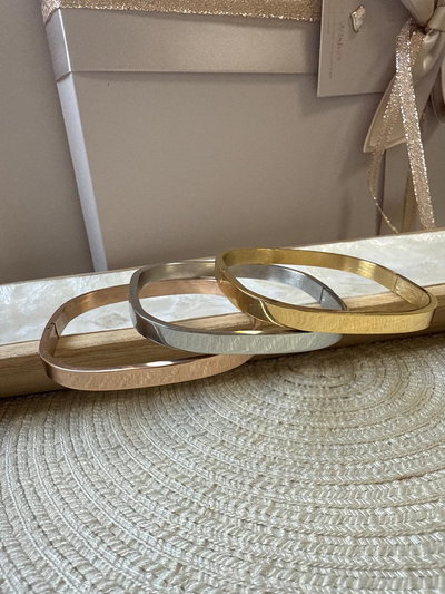 Esclavas Cuadrada Tricolor ( Set x 3)