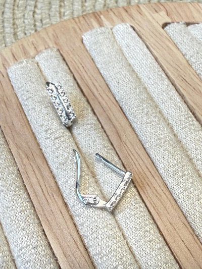 Argollas Mini Square Shine