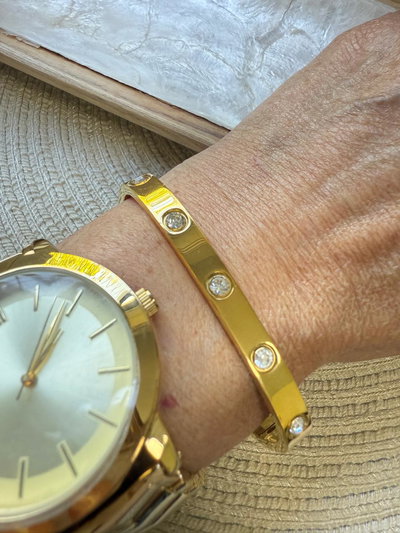 Esclava Destellos Dorados 