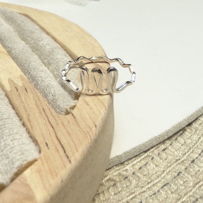 Anillo Zigzag/Plata 925