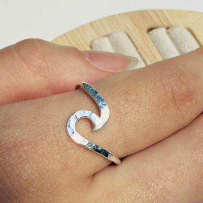 Anillo Olas /Plata 925