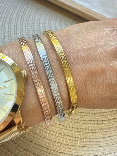 Esclavas Oval Guarda Griega (Set x 3)