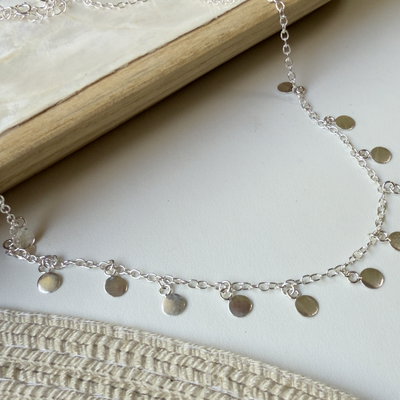 Collar Moneditas/Plata 925