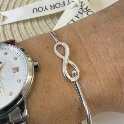 Pulsera Lazo Infinito/Plata 925