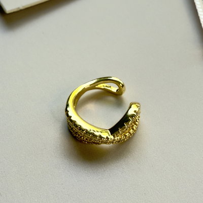 Aro Cuff Dorado Infinito