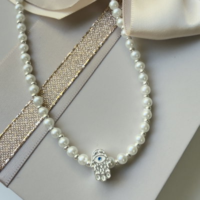 Collar Pearl Fátima/Plata 925