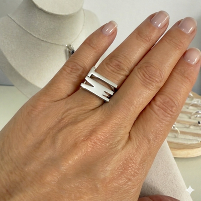 Anillo Iniciales Net