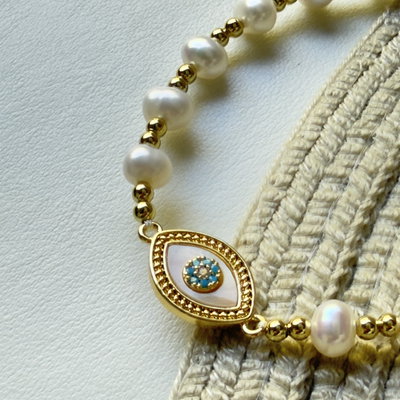 Pulsera Pearl Nazar