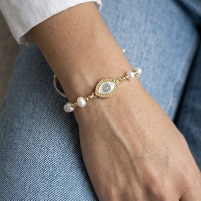 Pulsera Pearl Nazar