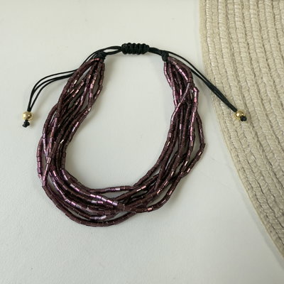 Pulsera Púrpura Shine
