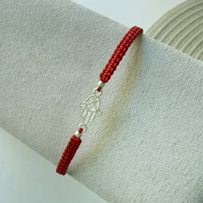 Pulsera Hilo Rojo Hamsa