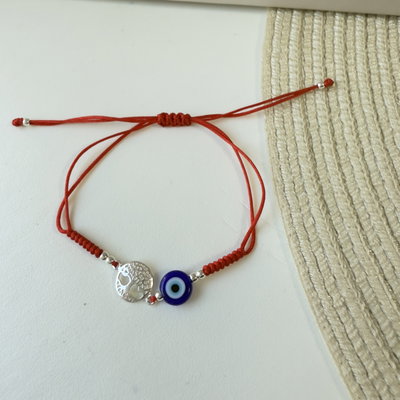 Pulsera Hilo Rojo Árbol de la Vida