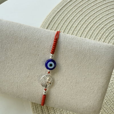 Pulsera Hilo Rojo Árbol de la Vida