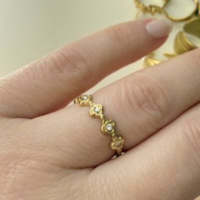 Anillo Mini Flores