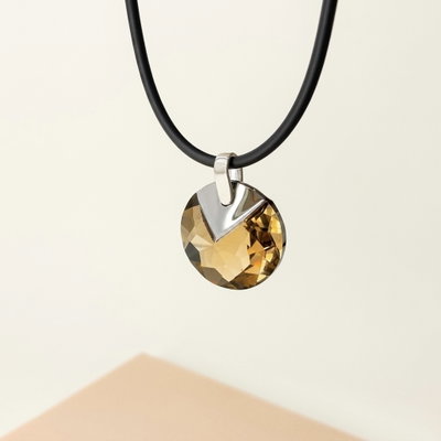 Collar Cristal Miel Swa