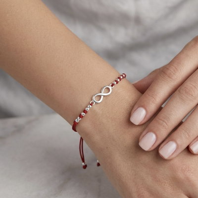 Pulsera Hilo Rojo Infinito