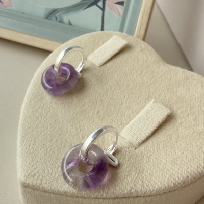 Argollas Donas Amatista