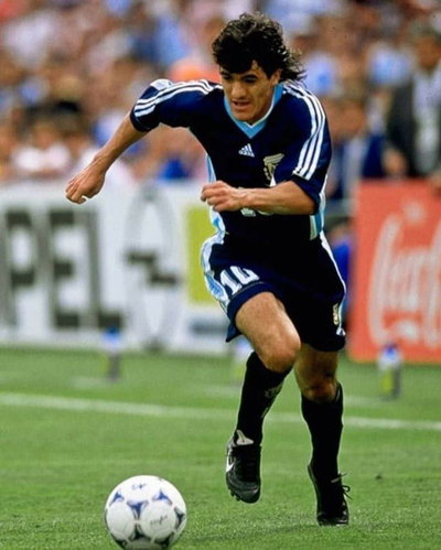 Camiseta suplente Argentina 1998