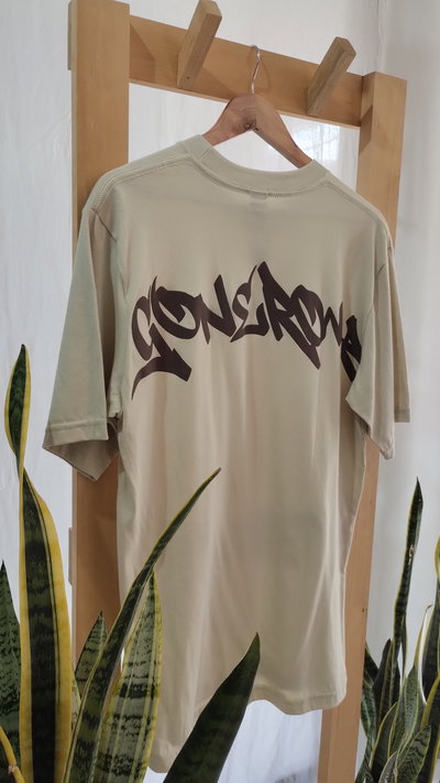 Remera over hombre estampada