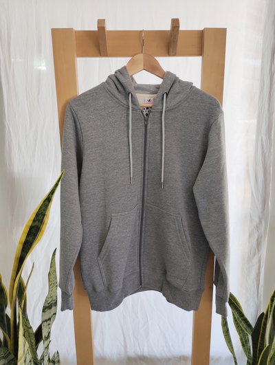 Campera de Algodon frizado con capucha 
