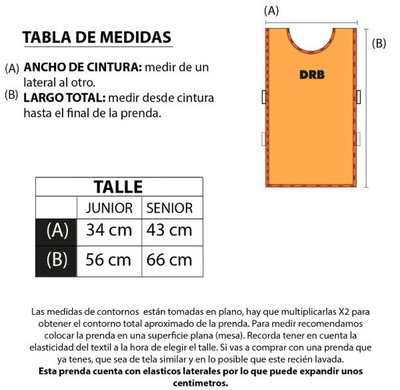 Pechera Entrenamiento Mesh DRB junior