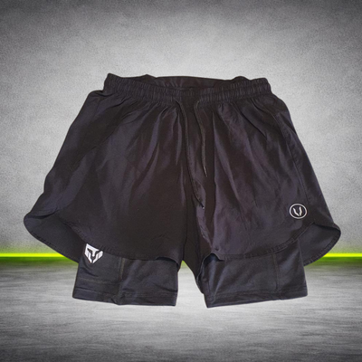 SHORT CON CALZA  DE HOMBRE  MICROFIBRA 