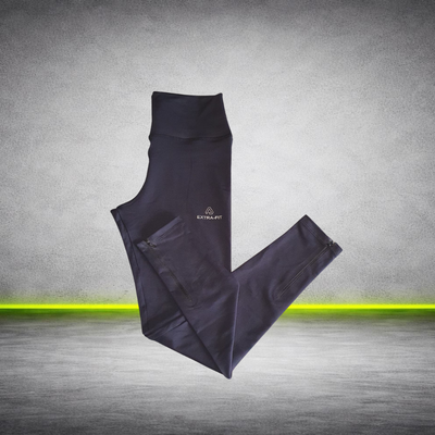 CALZA SAPLEX  CON CIERRE NEGRA 