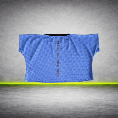 Remera deportiva crop dama tela respirable