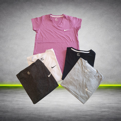 Remera dama algodón cuello V