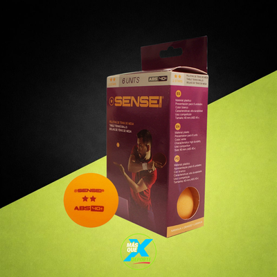 Pelota De Ping Pong 2 Star X 6 New | Sensei