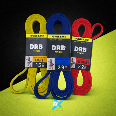 Banda Elastica Drb Power Band Dureza Alta - Media y baja