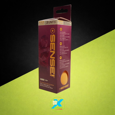 Pelota De Ping Pong 3 Star X 3 New | Sensei