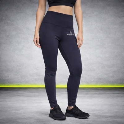 CALZA SAPLEX  CON CIERRE NEGRA 