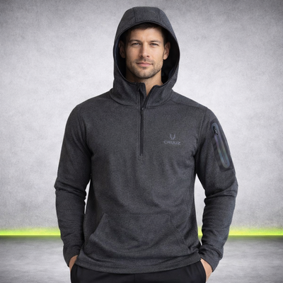 Buzo Deportivo Darlo Hombre con Capucha y Medio Cierre – Talles 1 al 5